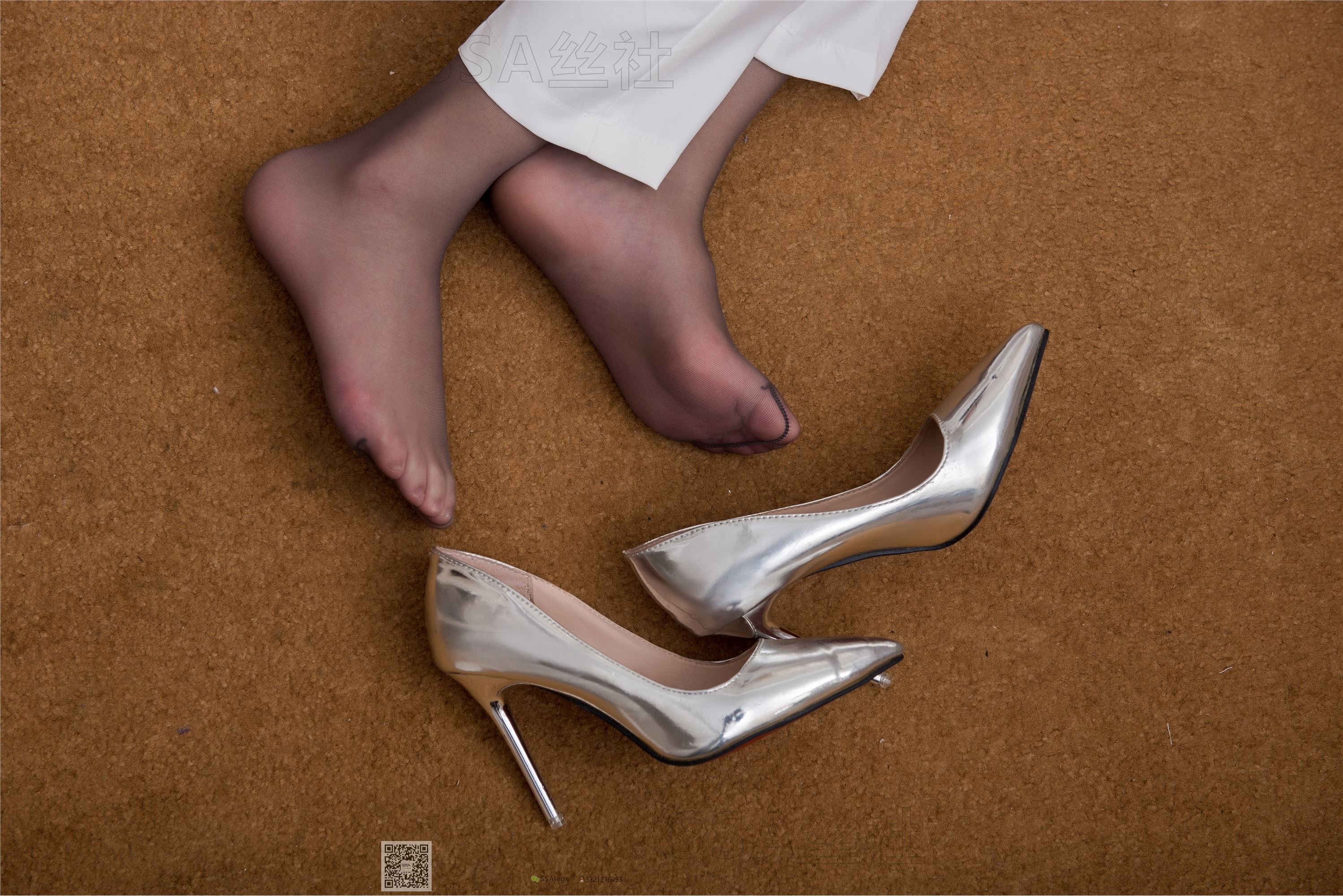 SSA丝社 超清写真 NO.065 大大 白西装裤里丝